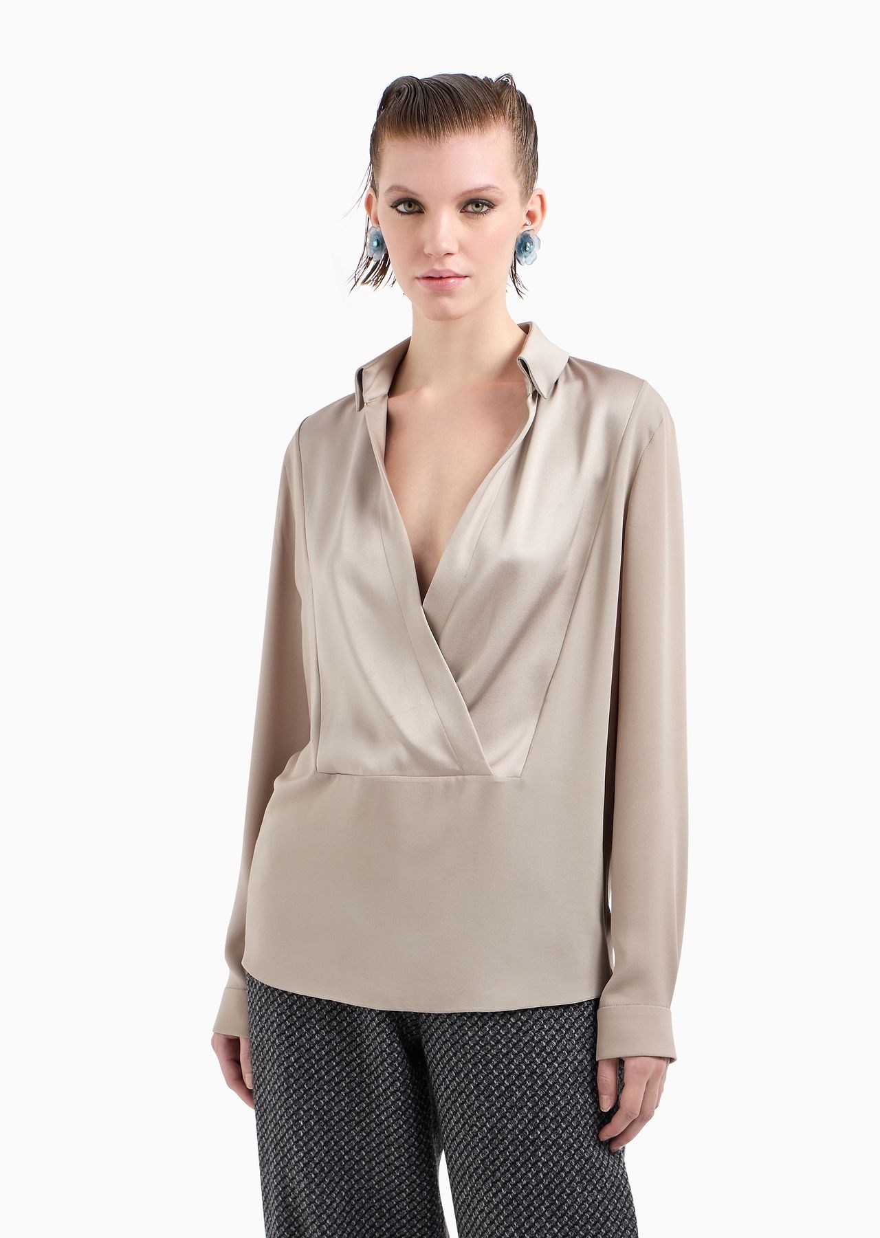 Triple silk georgette shirt - 2
