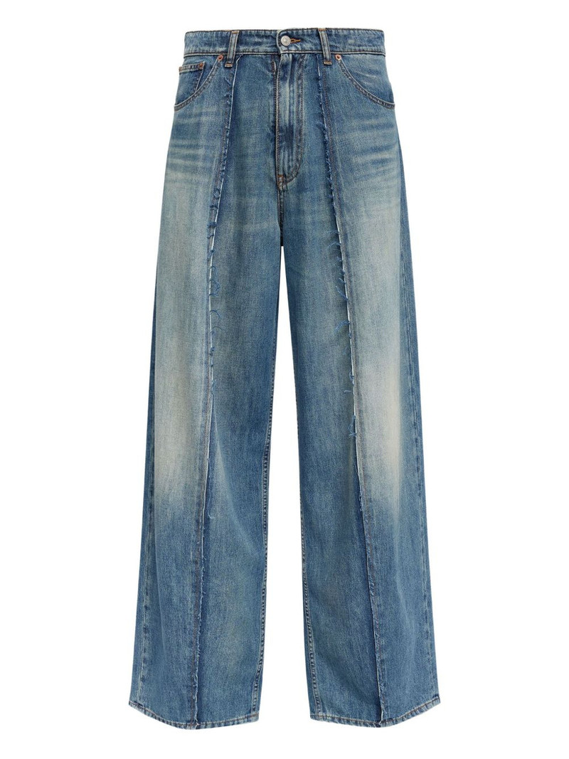 pocket panelled jeans 1