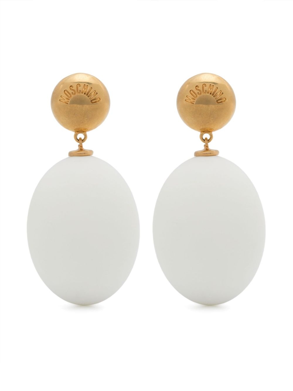 egg-pendant earrings - 1