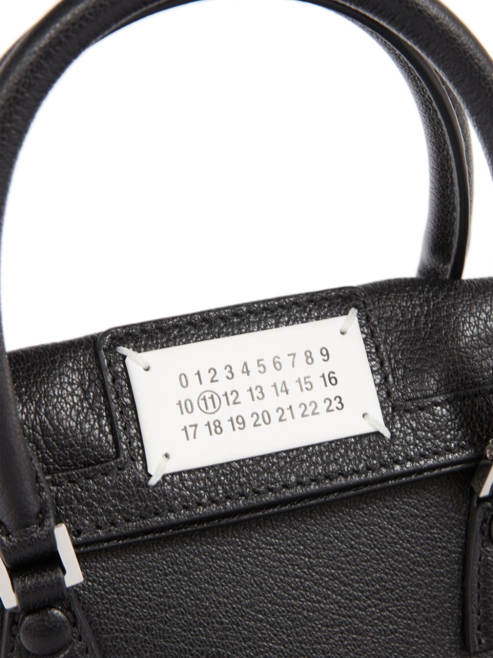 signature-numbers-motif shoulder bag - 5