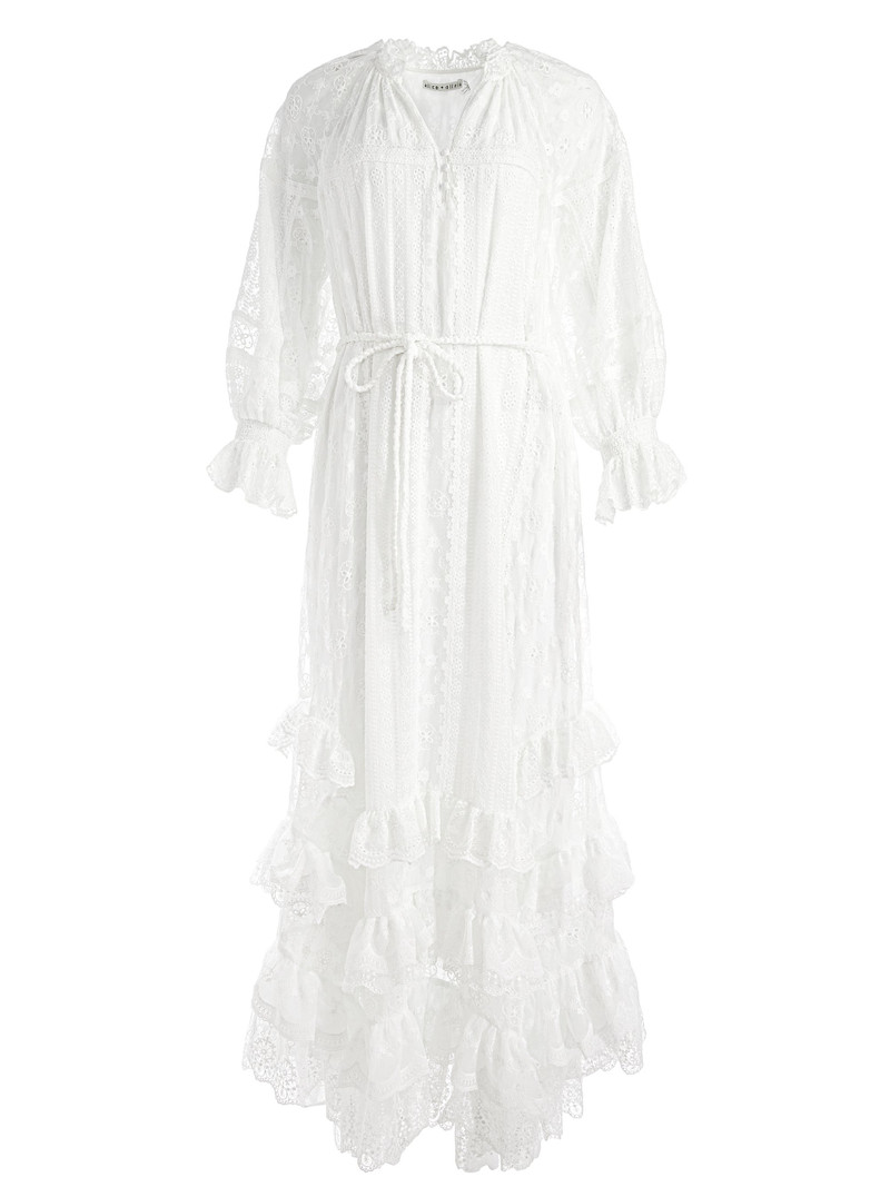 ALYCEN EYELET MAXI DRESS 1