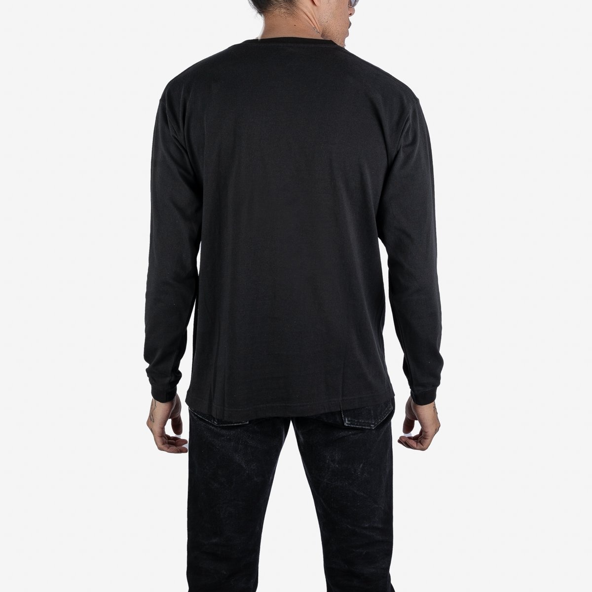 OGL-TEE-LOT20-LOGO-LS-CHA OGL 6.2oz Ringspun Long Sleeve T-shirt - Silkscreen Printed 'OGL Logo' - C - 4