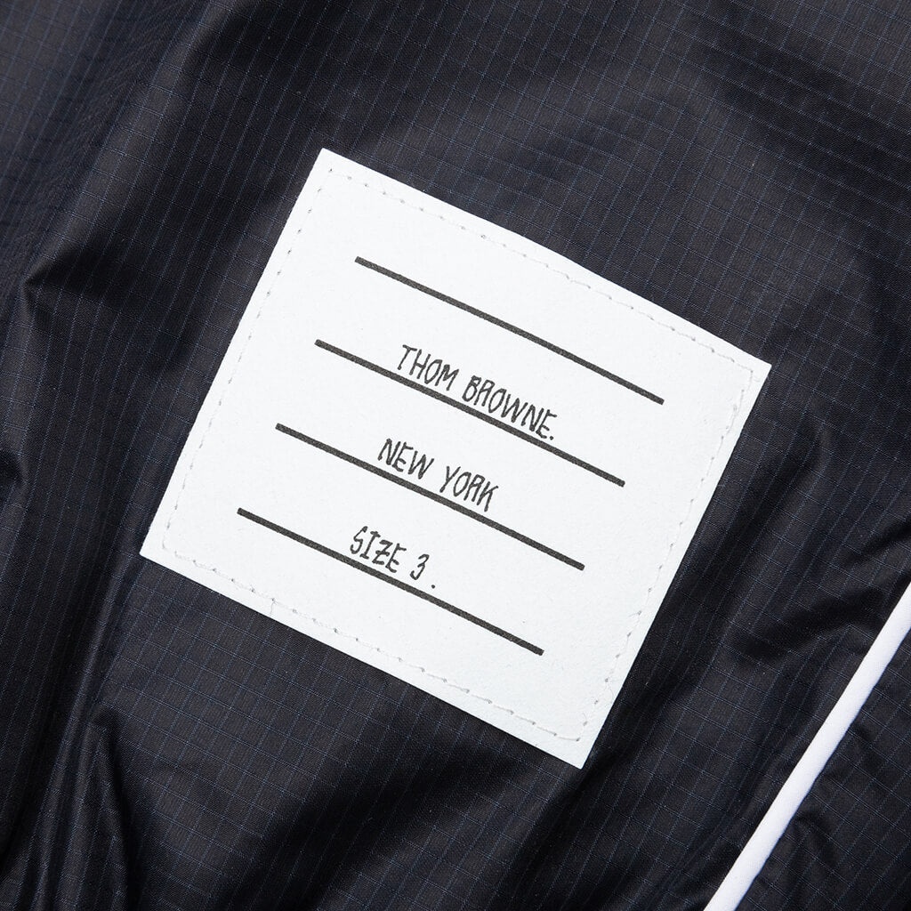 THOM BROWNE FLYWEIGHT RIPSTOP TRACK PANTS - NAVY - 4