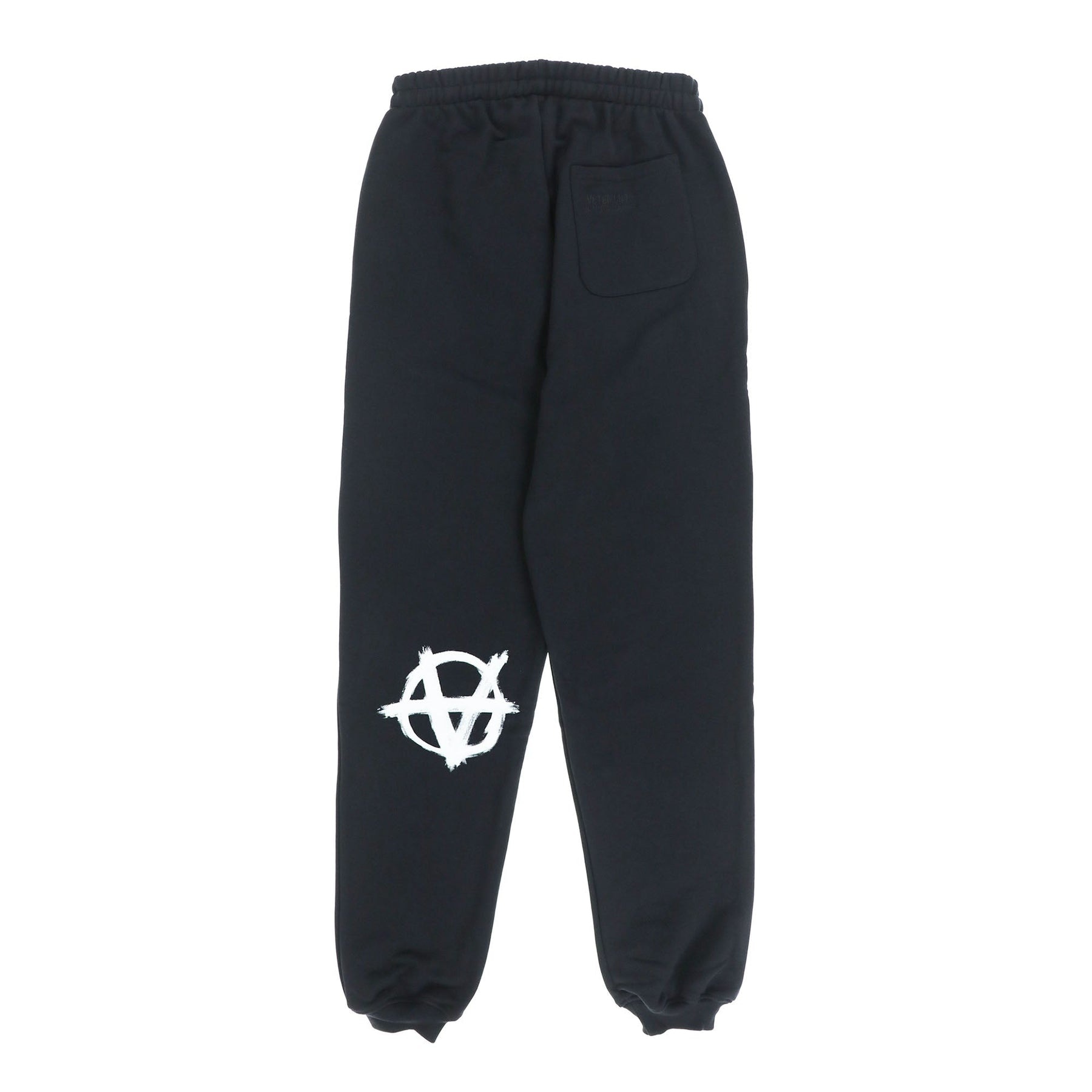 ANARCHY LOGO SWEATPANTS / BLK / WHT - 2