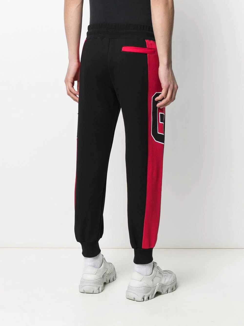 colour-block logo track trousers - 4