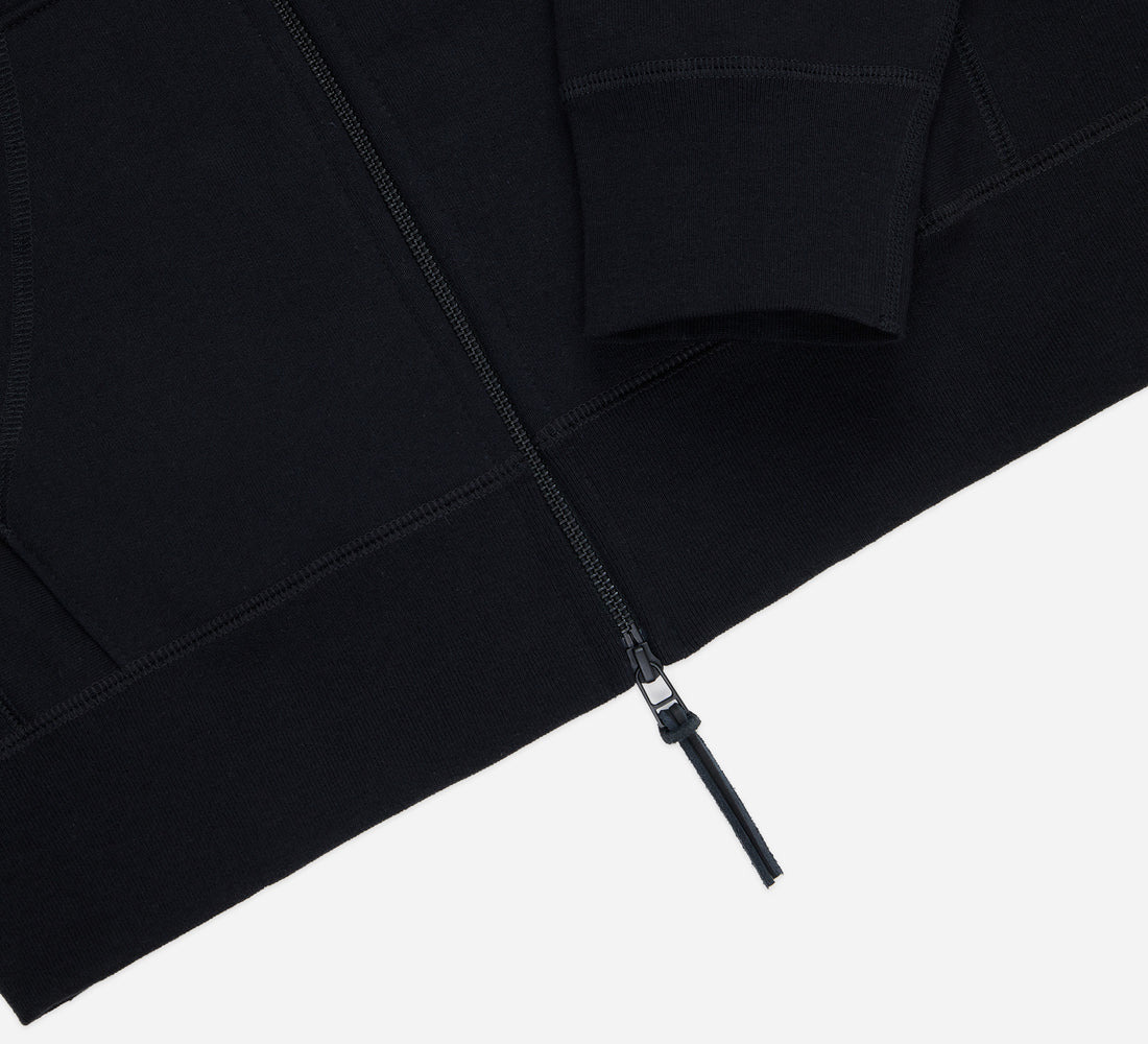 Heavyweight Zip Hoody - Black - 4