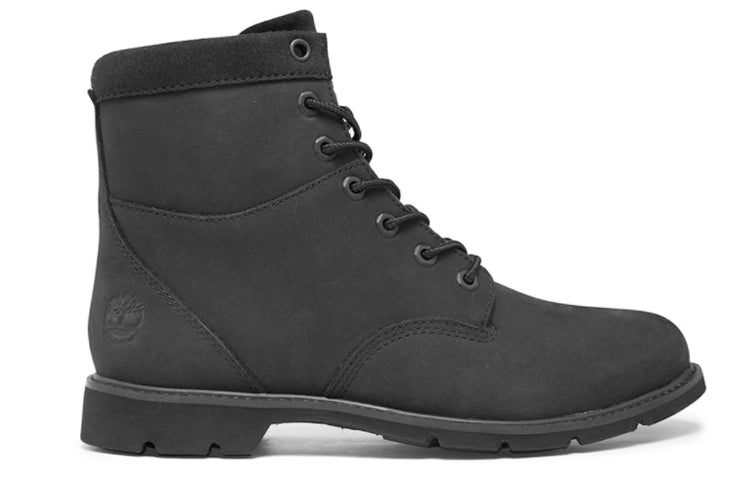 (WMNS) Timberland Campton Waterproof 6 Inch Wide-Fit Boot 'Black Nubuck' A2D7GW - 2
