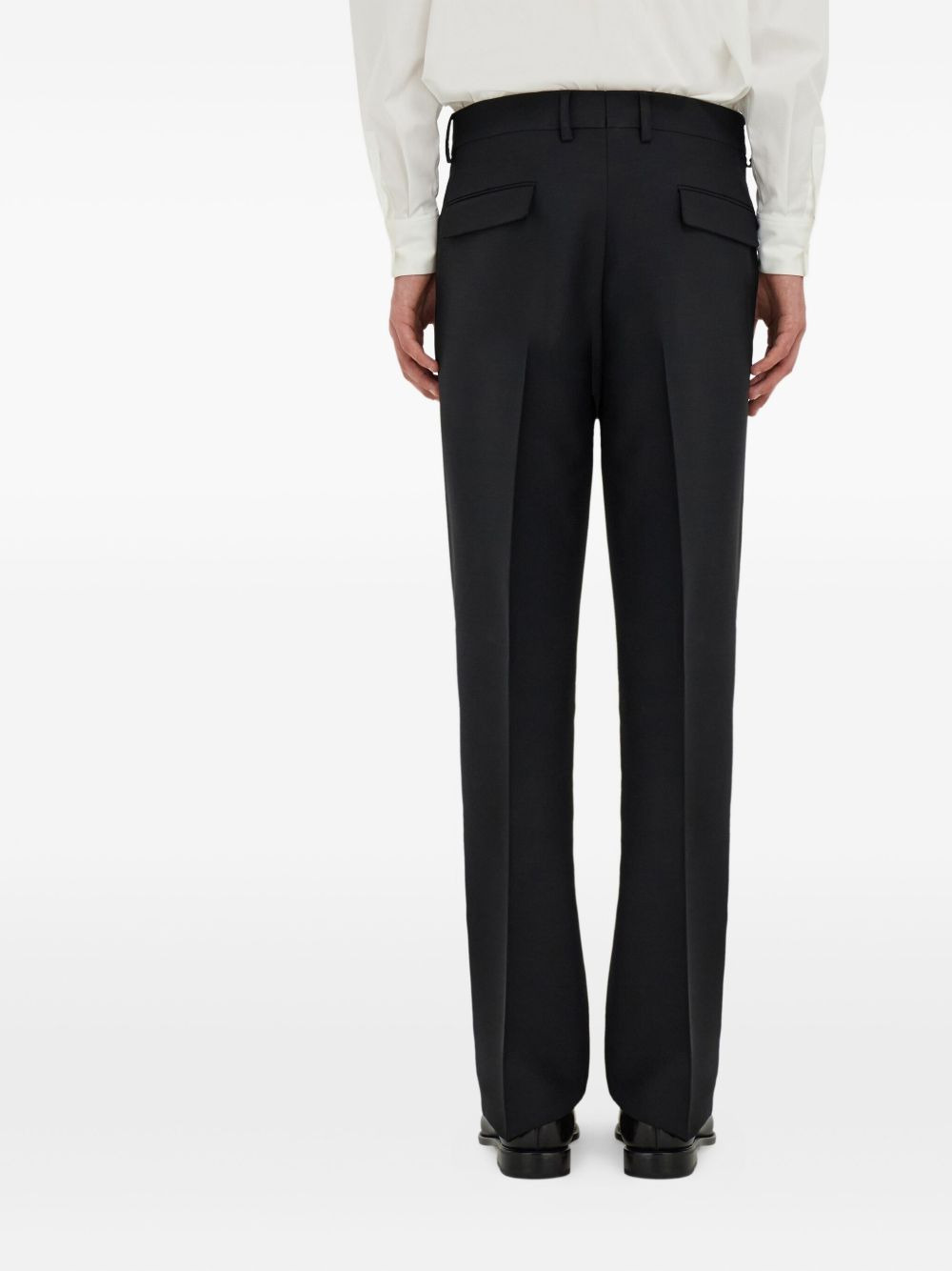 tailored straight-leg trousers - 4