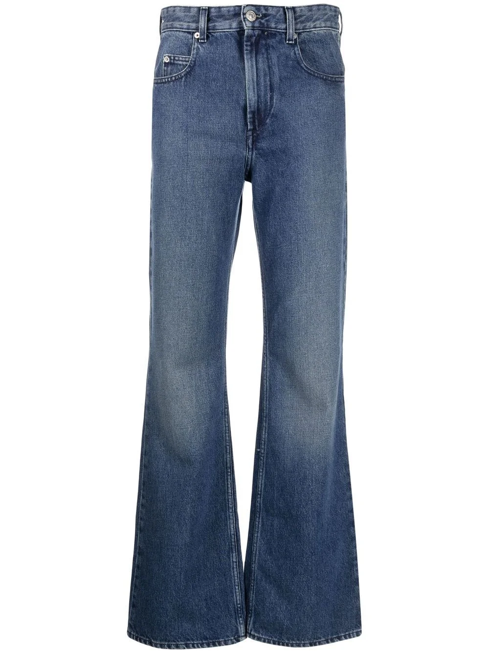 high-rise flared jeans - 1