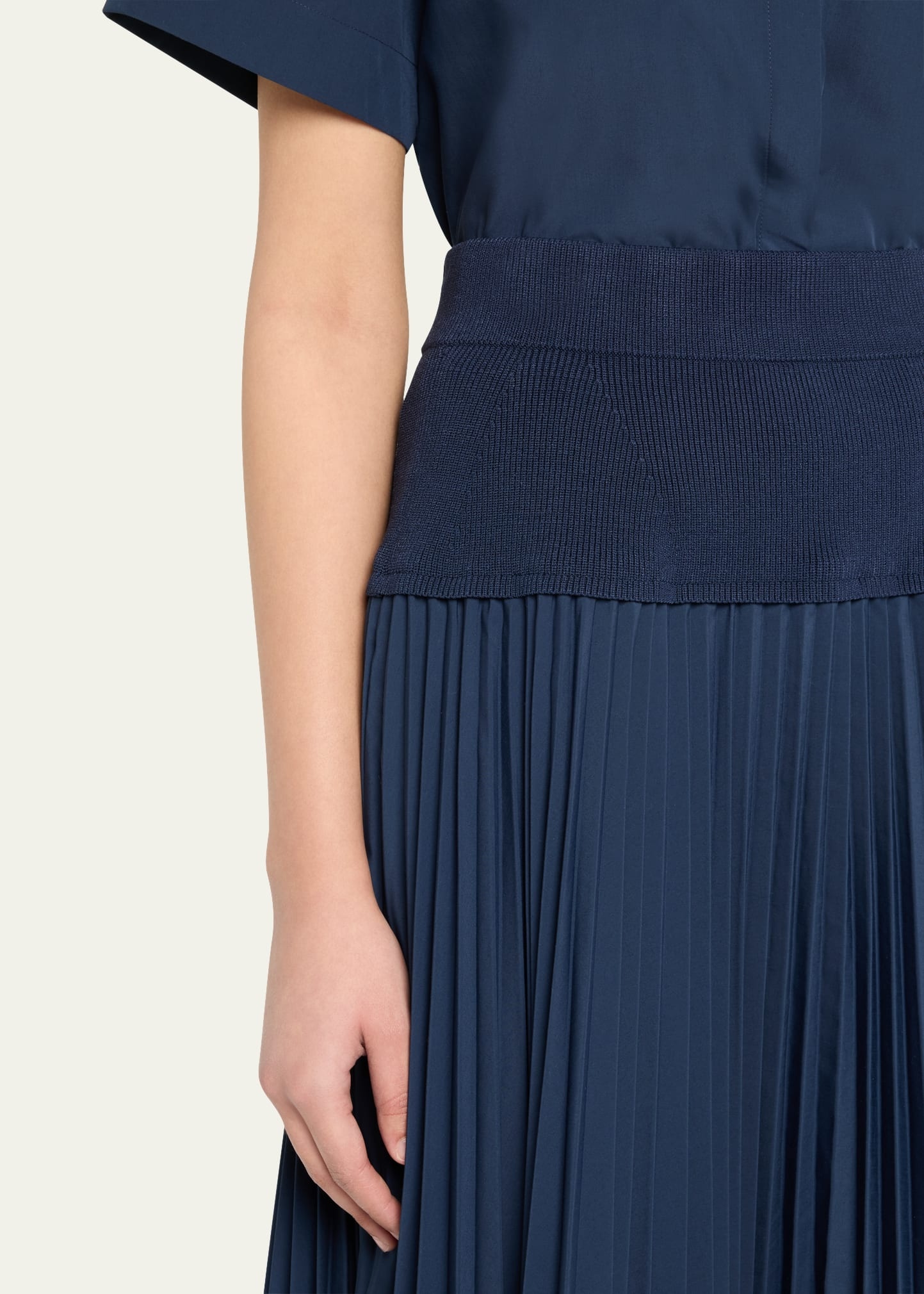 Stella Pleated Combo Skirt - 5