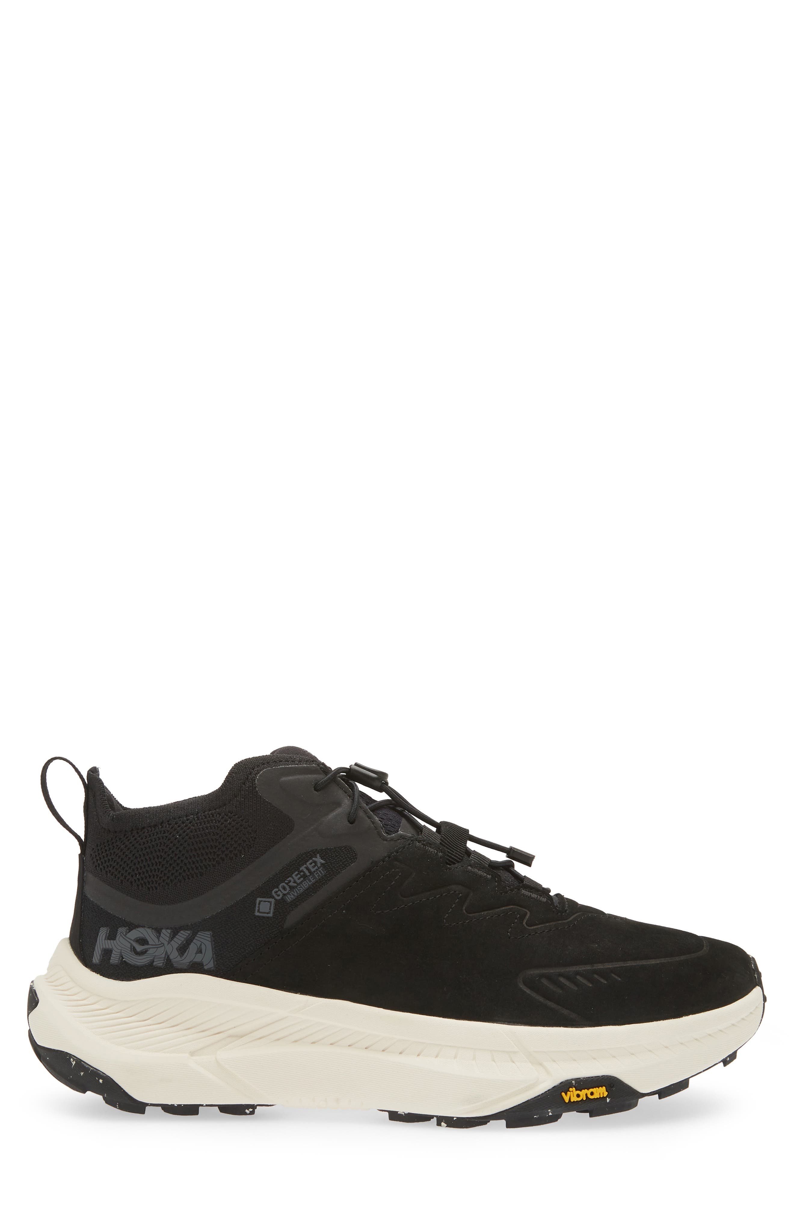 HOKA Transport Chukka Gore-Tex® Waterproof Running Shoe in Black /Alabaster at Nordstrom - 3