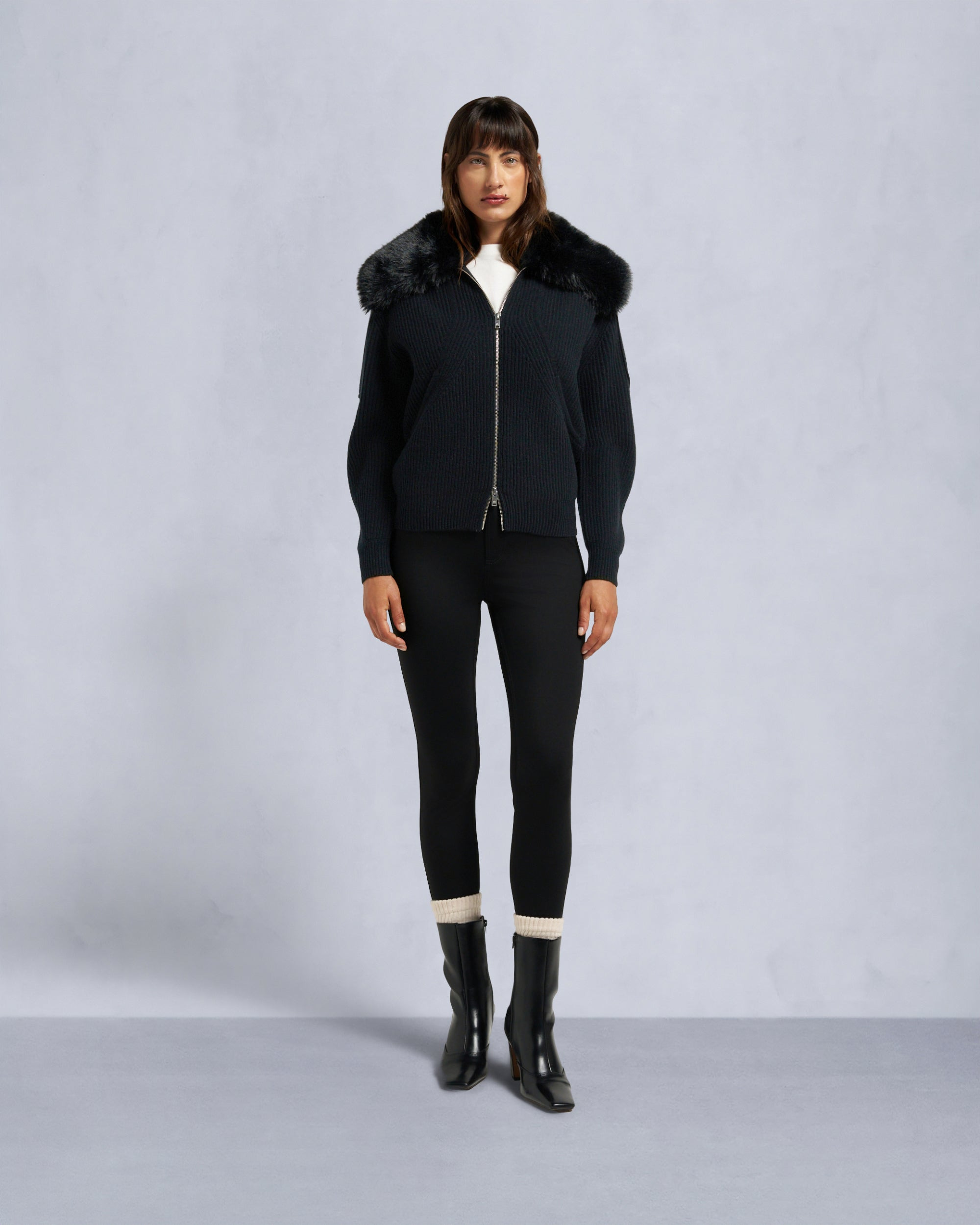 CORINA FULL-ZIP SWEATER - 2