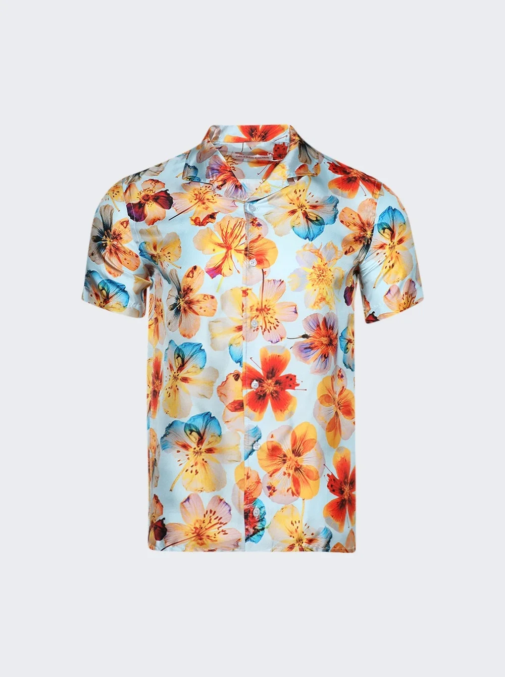 Hibbert Oshibana Shirt Springwater Blue - 1