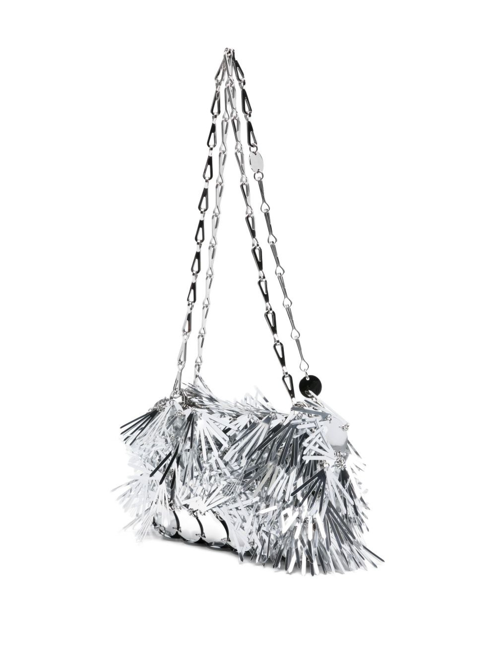 sequin-embellished chain shoulder bag - 3