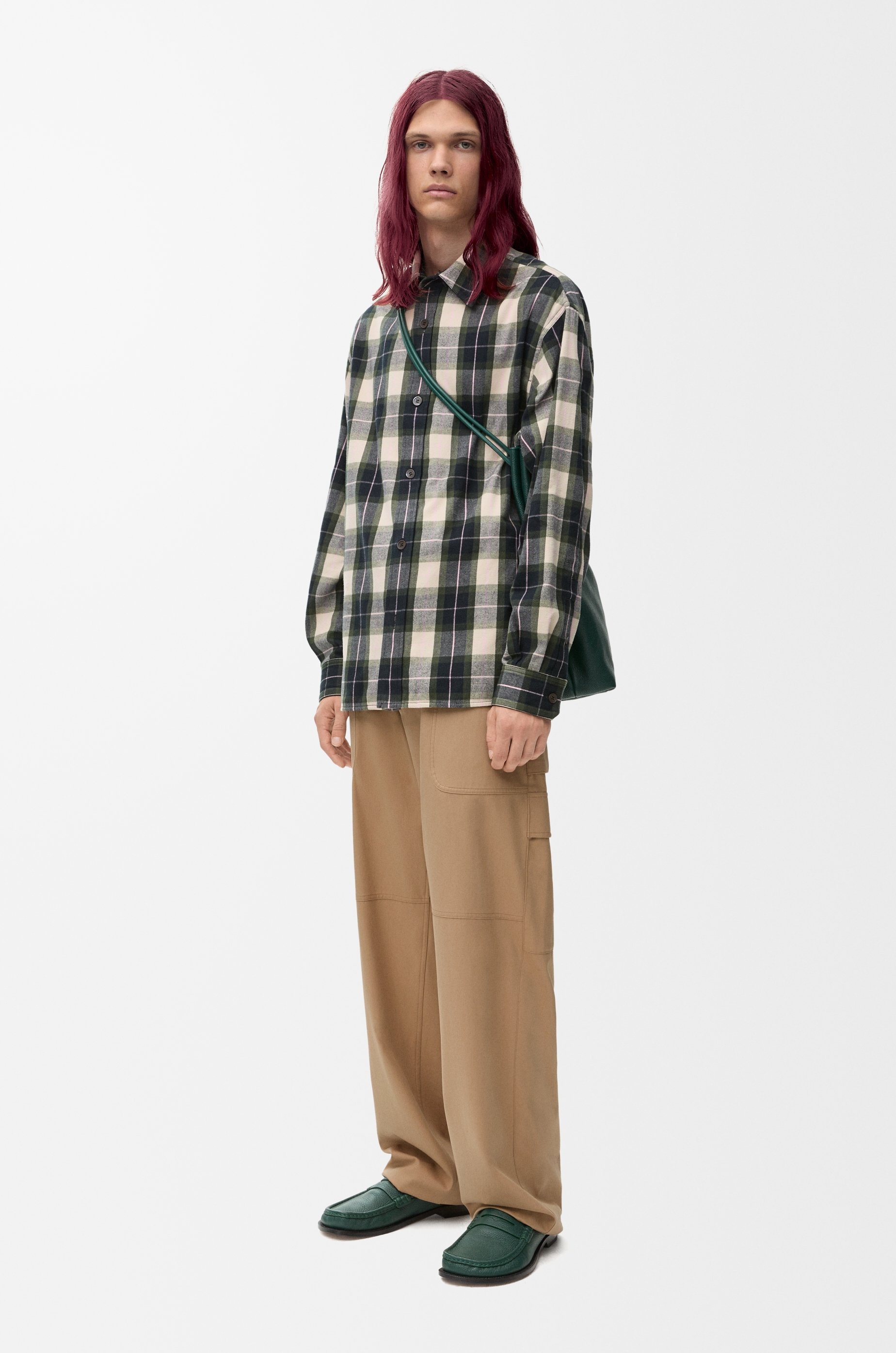 Cargo trousers in cotton and silk - 2
