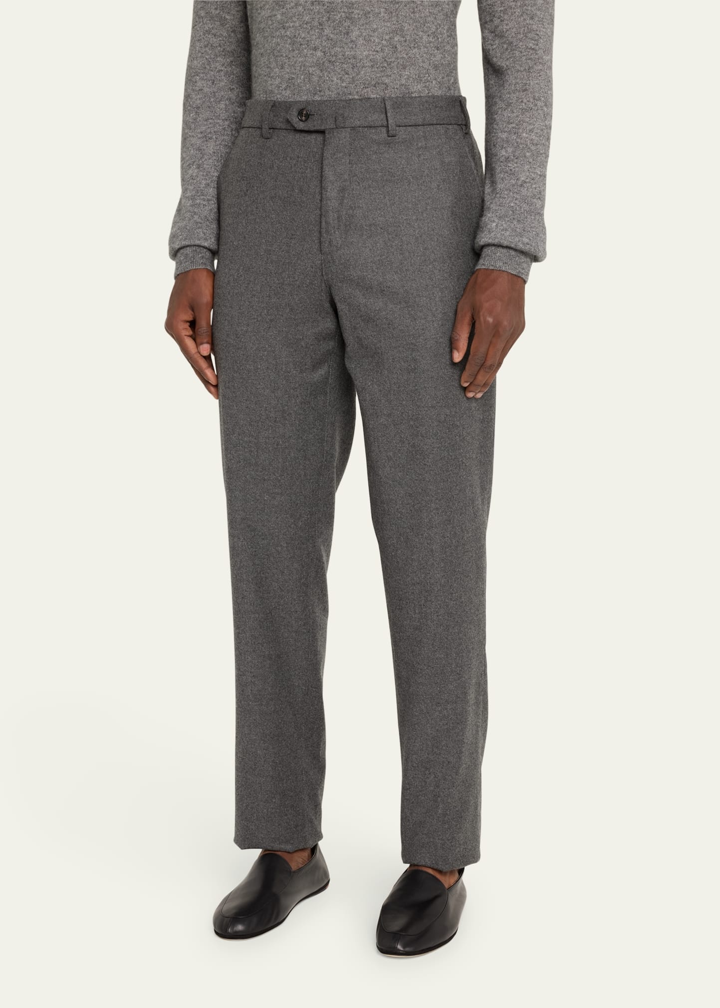 Men's Carlo Cashmere Flannel Trousers - 4