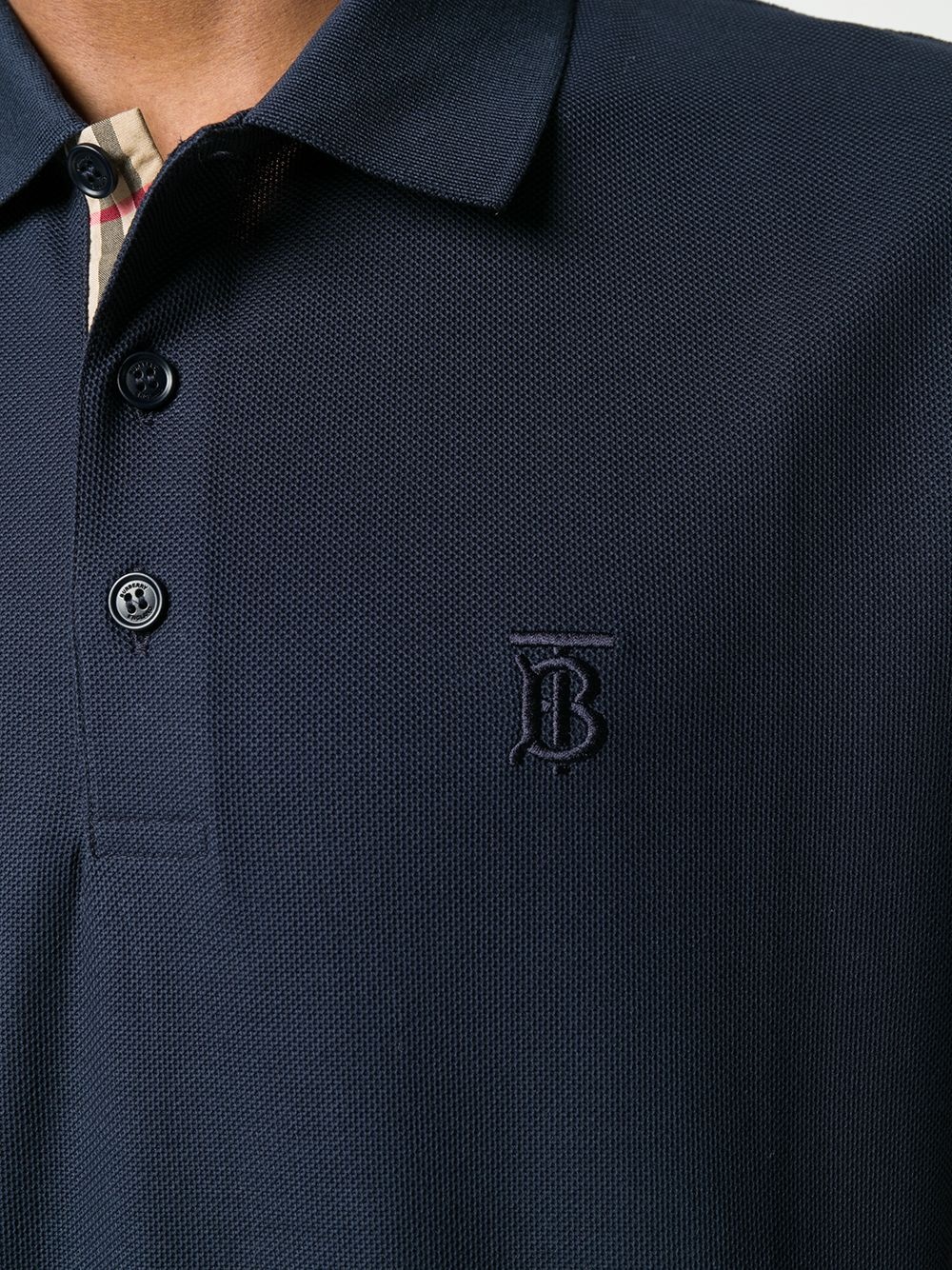 monogram motif polo shirt - 5