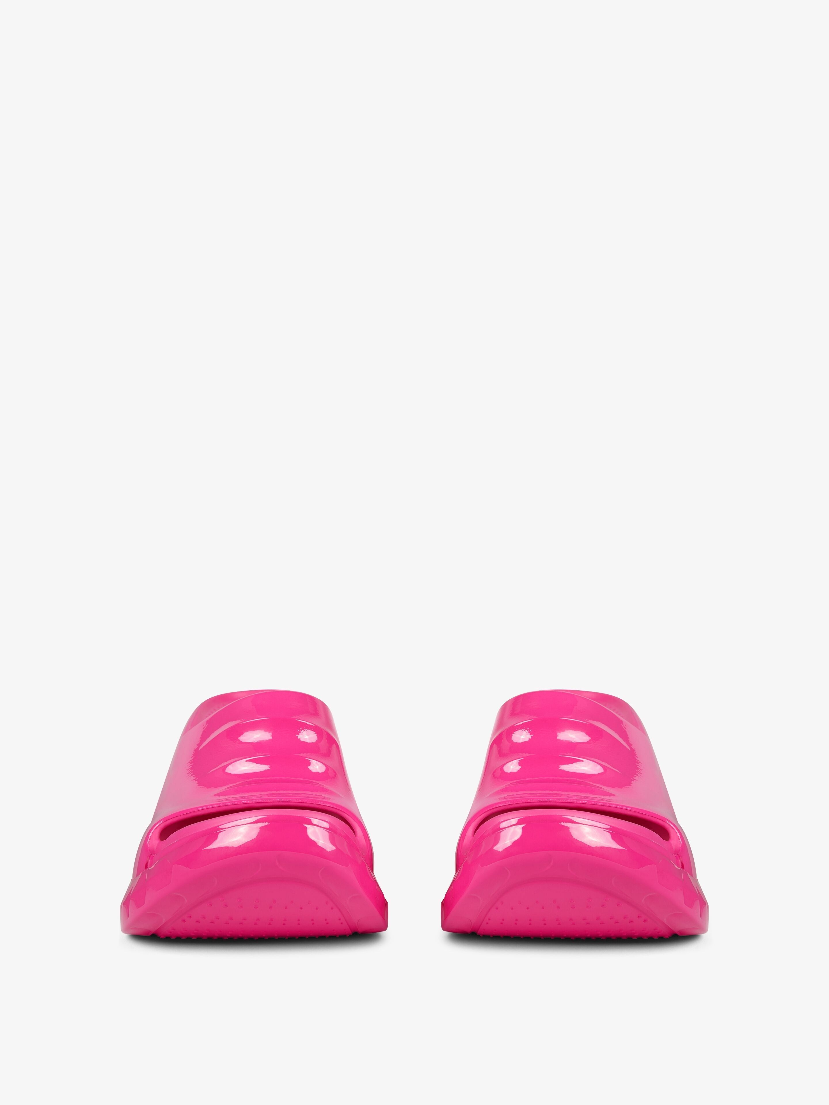 MARSHMALLOW WEDGE SANDALS IN RUBBER - 2
