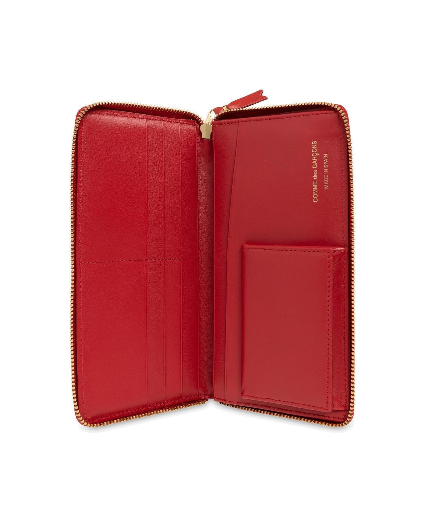 Polka Dot Printed Zip-around Wallet - 4