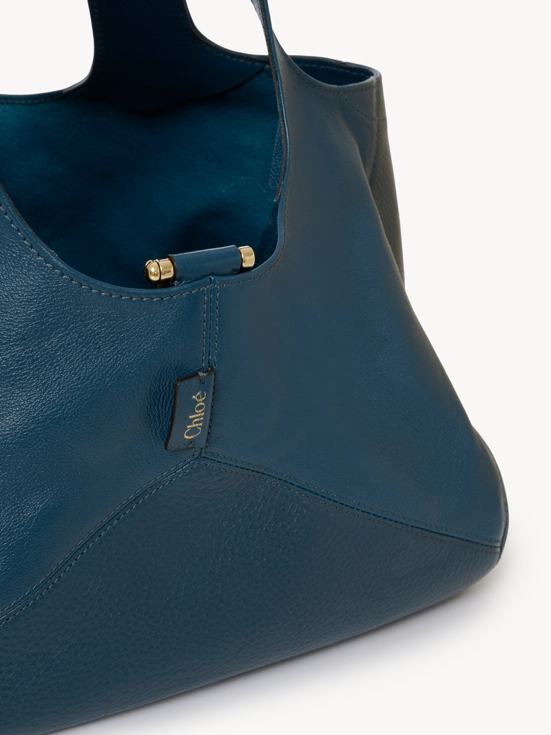 CHLOÉ BALLOON EAST-WEST TOTE BAG IN GRAINED LEATHER 5