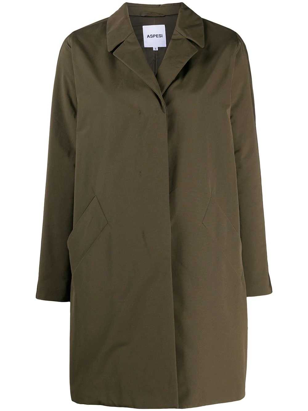 loose fit raincoat - 1