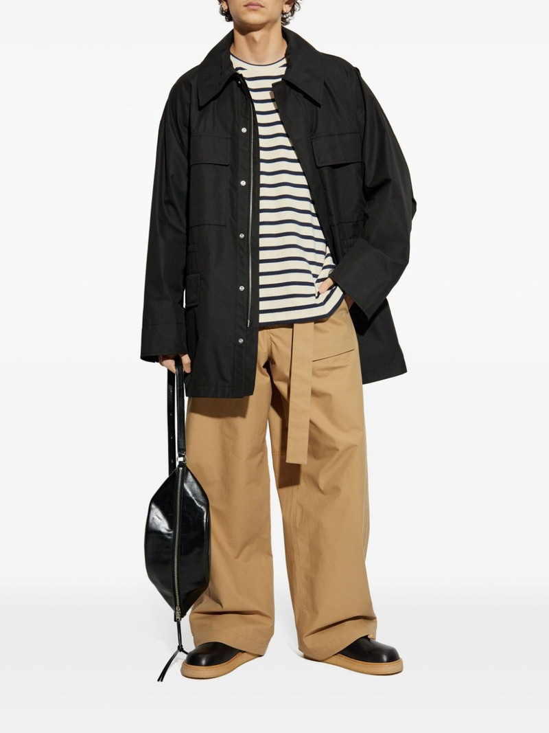 Jil Sander flap-pocket coat outlook