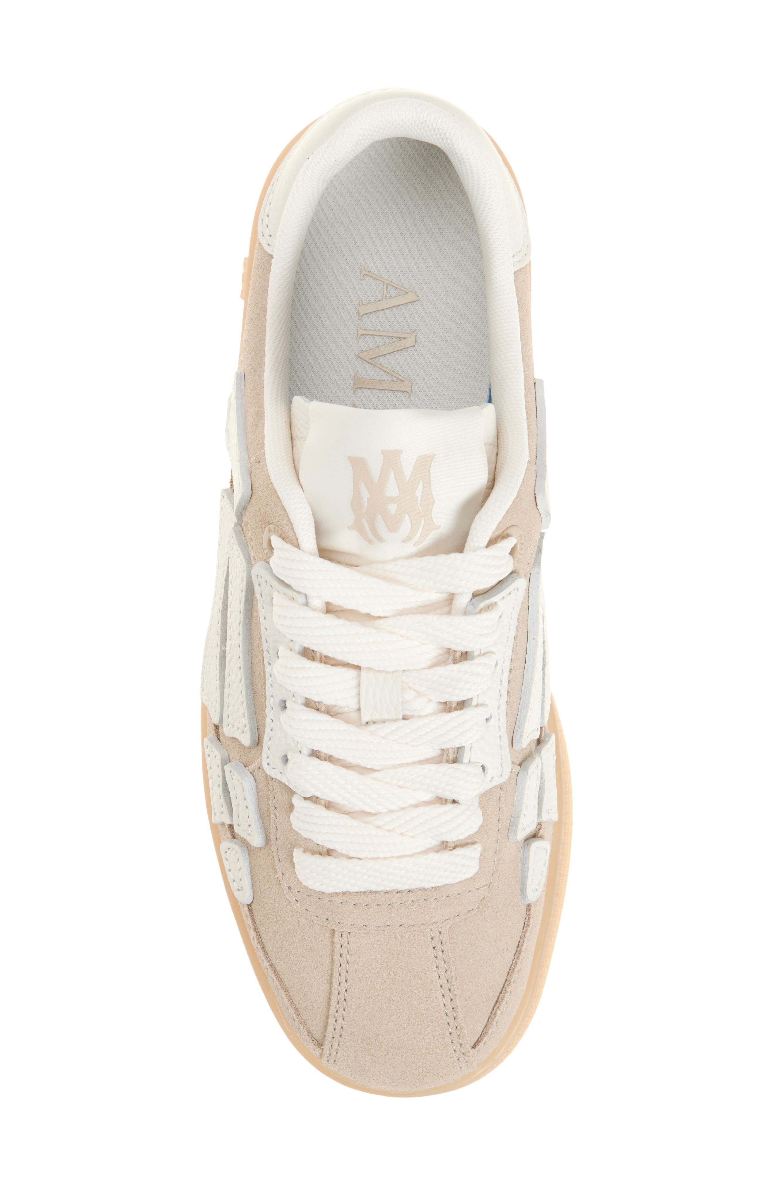 AMIRI Pacific Bones Low Top Sneaker in Sand at Nordstrom - 5