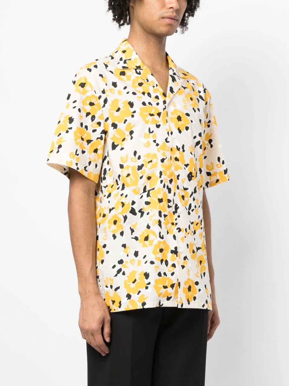 FLORAL-PRINT COTTON SHIRT - 3