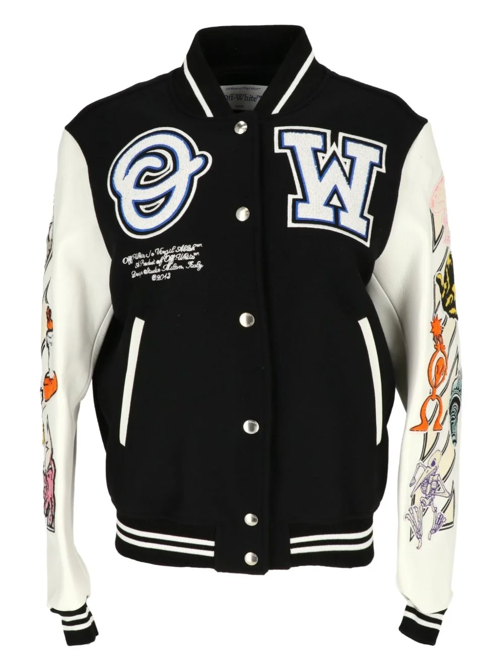 long-sleeve bomber jacket - 1
