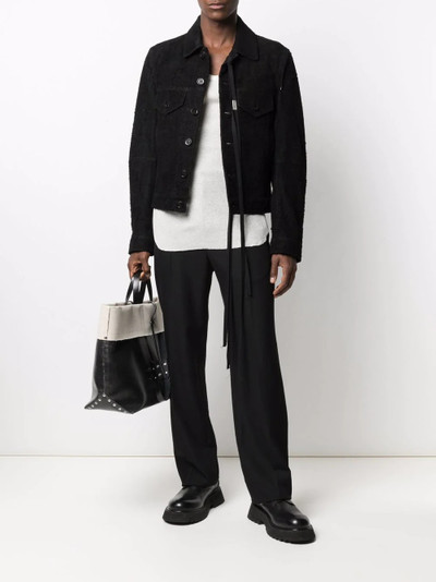 Ann Demeulemeester Stanis virgin wool trousers outlook