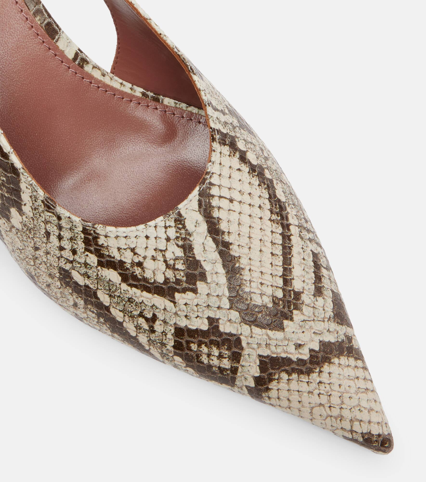 Nina 50 leather slingback pumps - 5