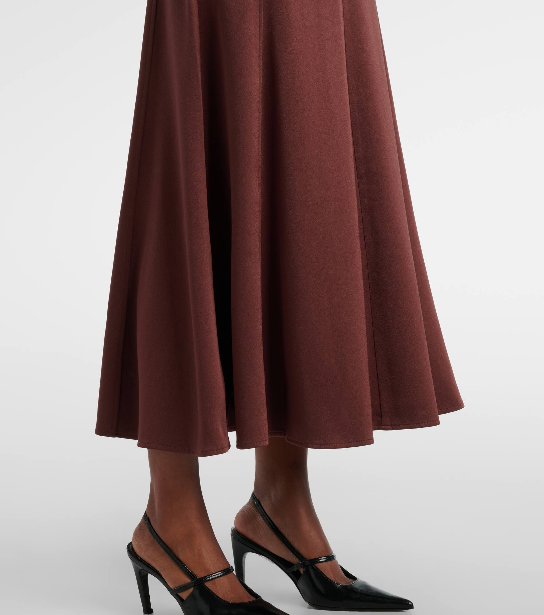 Crêpe midi dress - 5