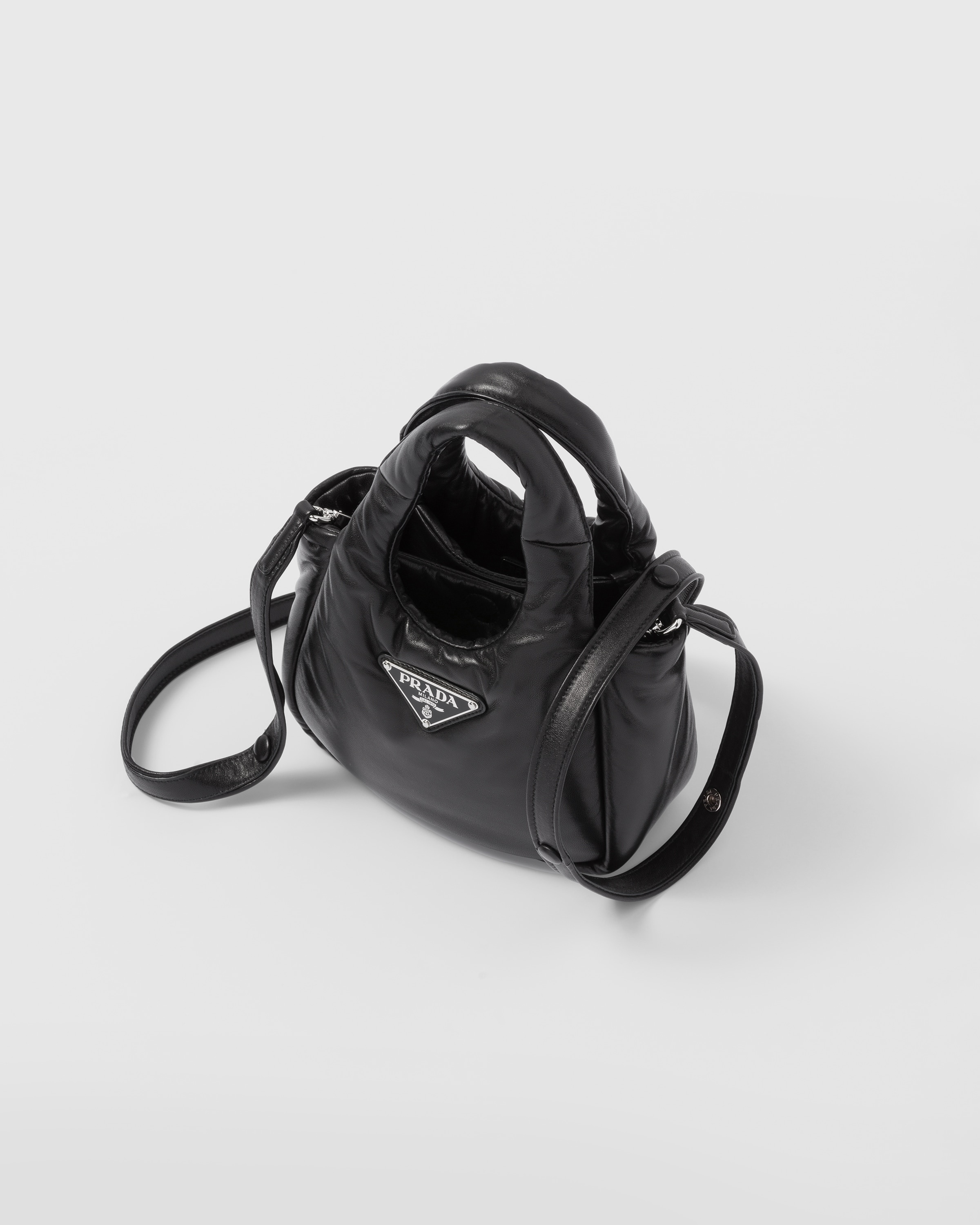 Prada Small padded Prada Soft nappa-leather bag | REVERSIBLE