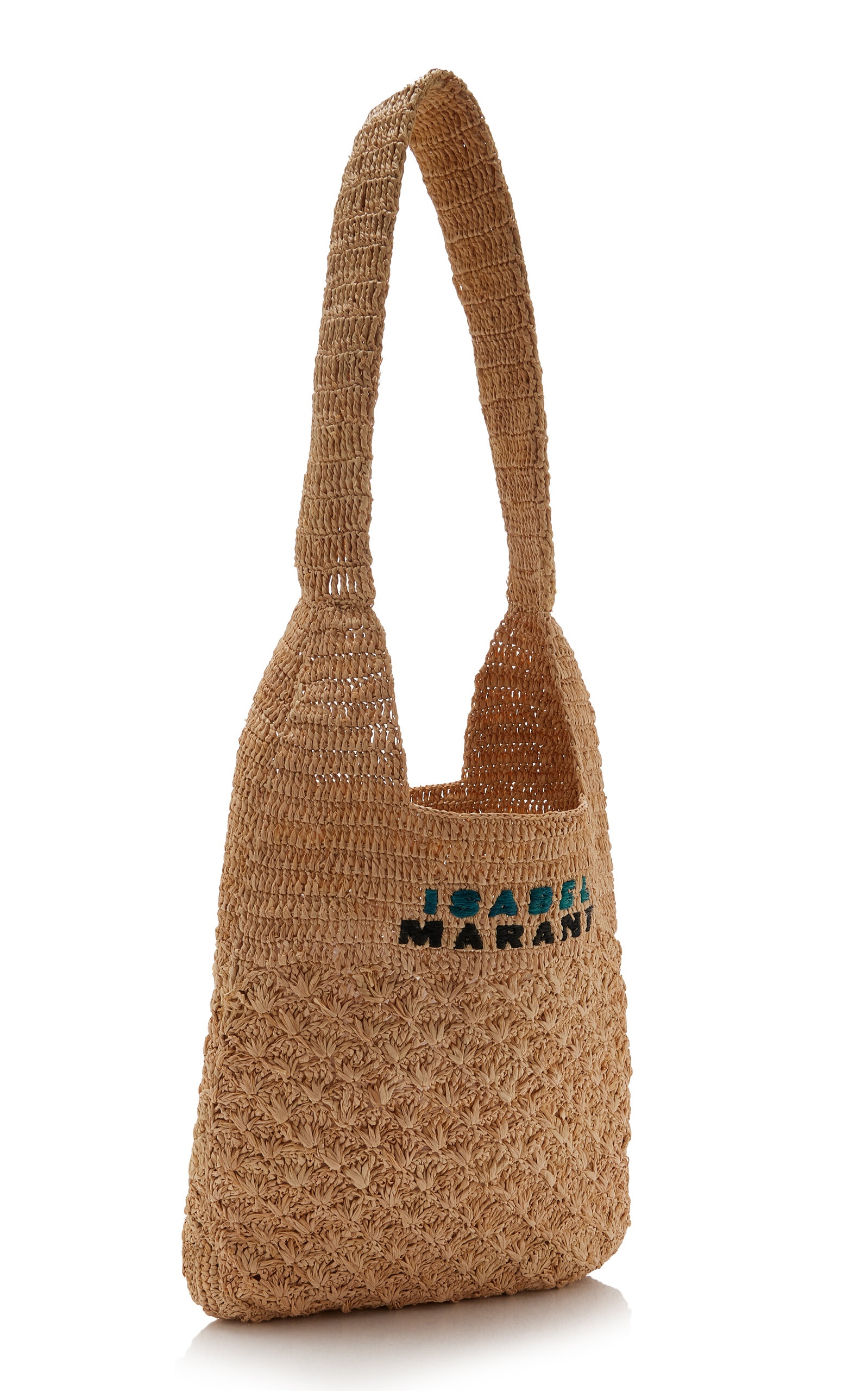 Praia Small Woven Raffia Tote Bag neutral - 3