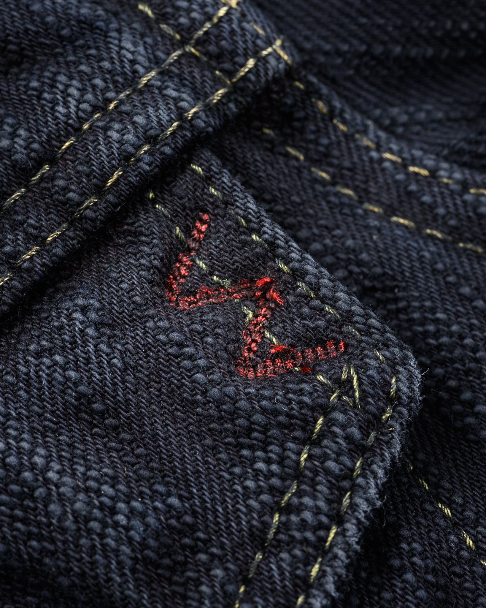 IH-526J-SLBod 16oz Slubby Selvedge Denim Type III Jacket - Indigo Overdyed Black - 14