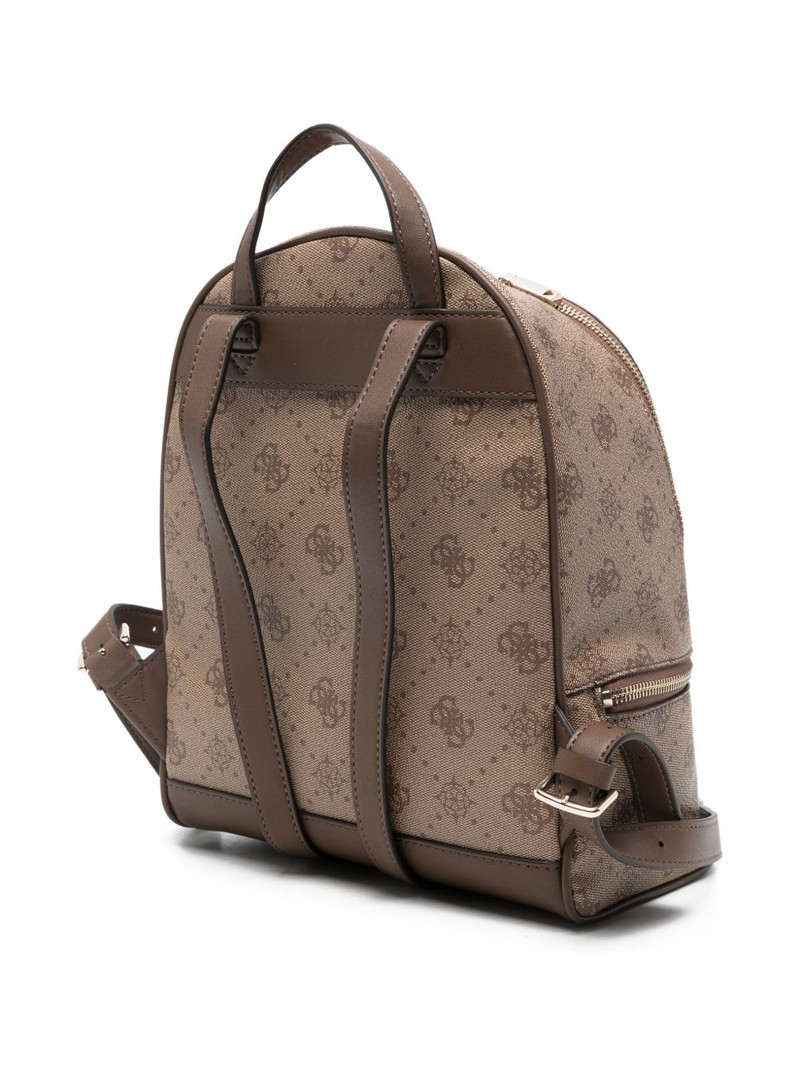 GUESS USA Silia monogram-pattern backpack outlook