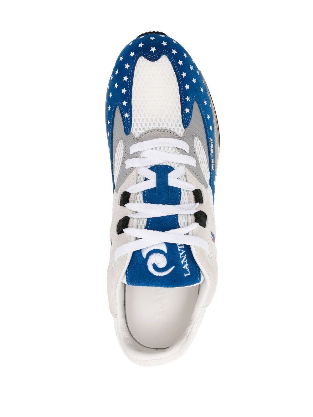 Meteor colour-block panelled sneakers - 4