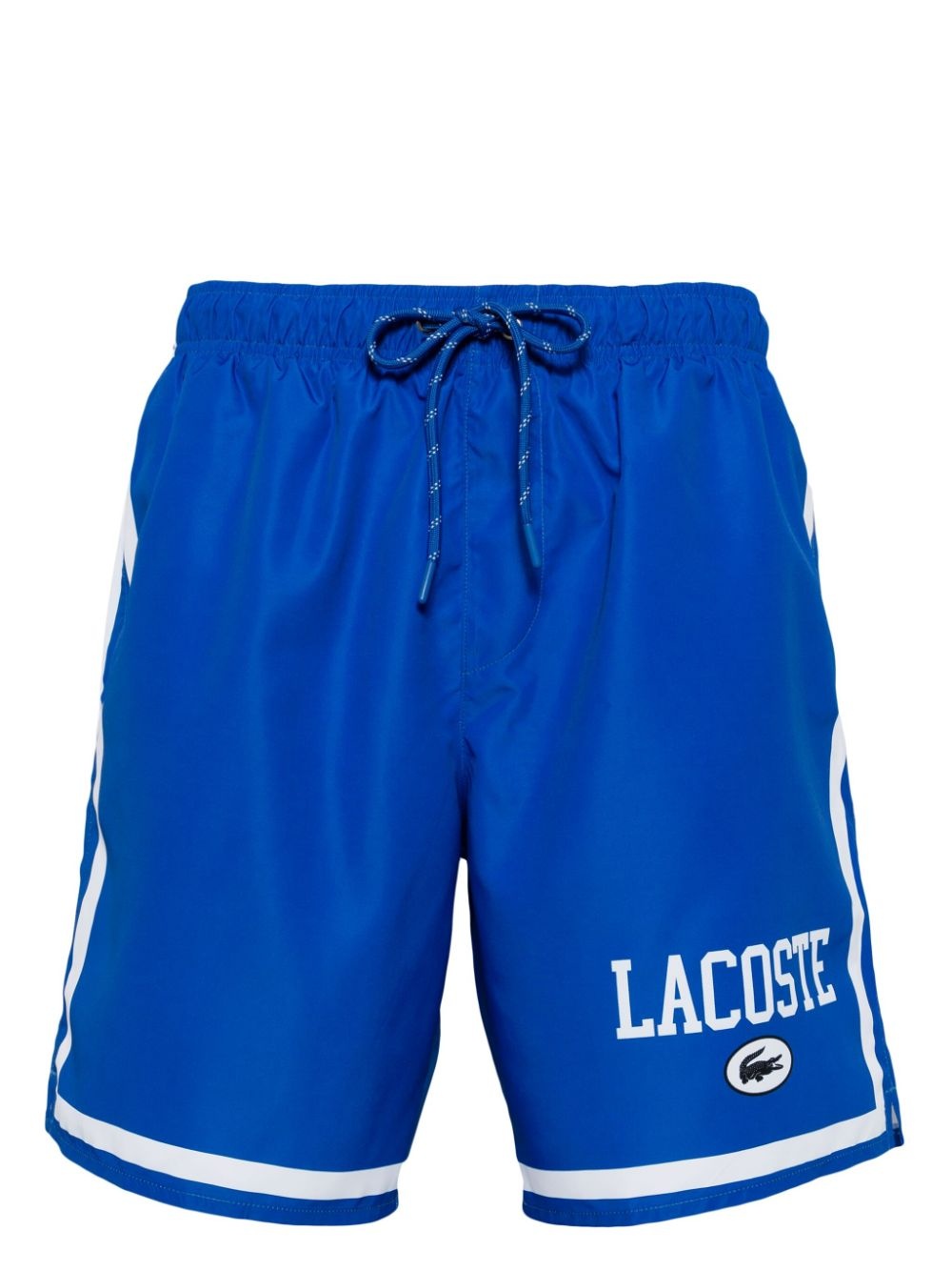 logo-print swim shorts - 1