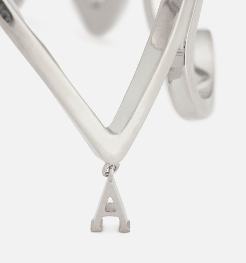 Oversize Upside Down Hearts Bracelet 4