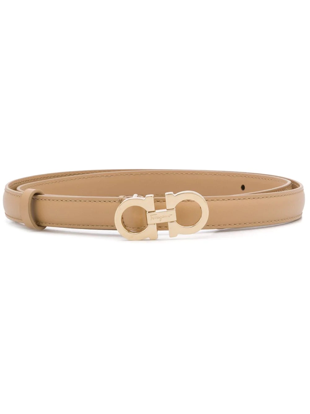 Gancini leather belt - 1