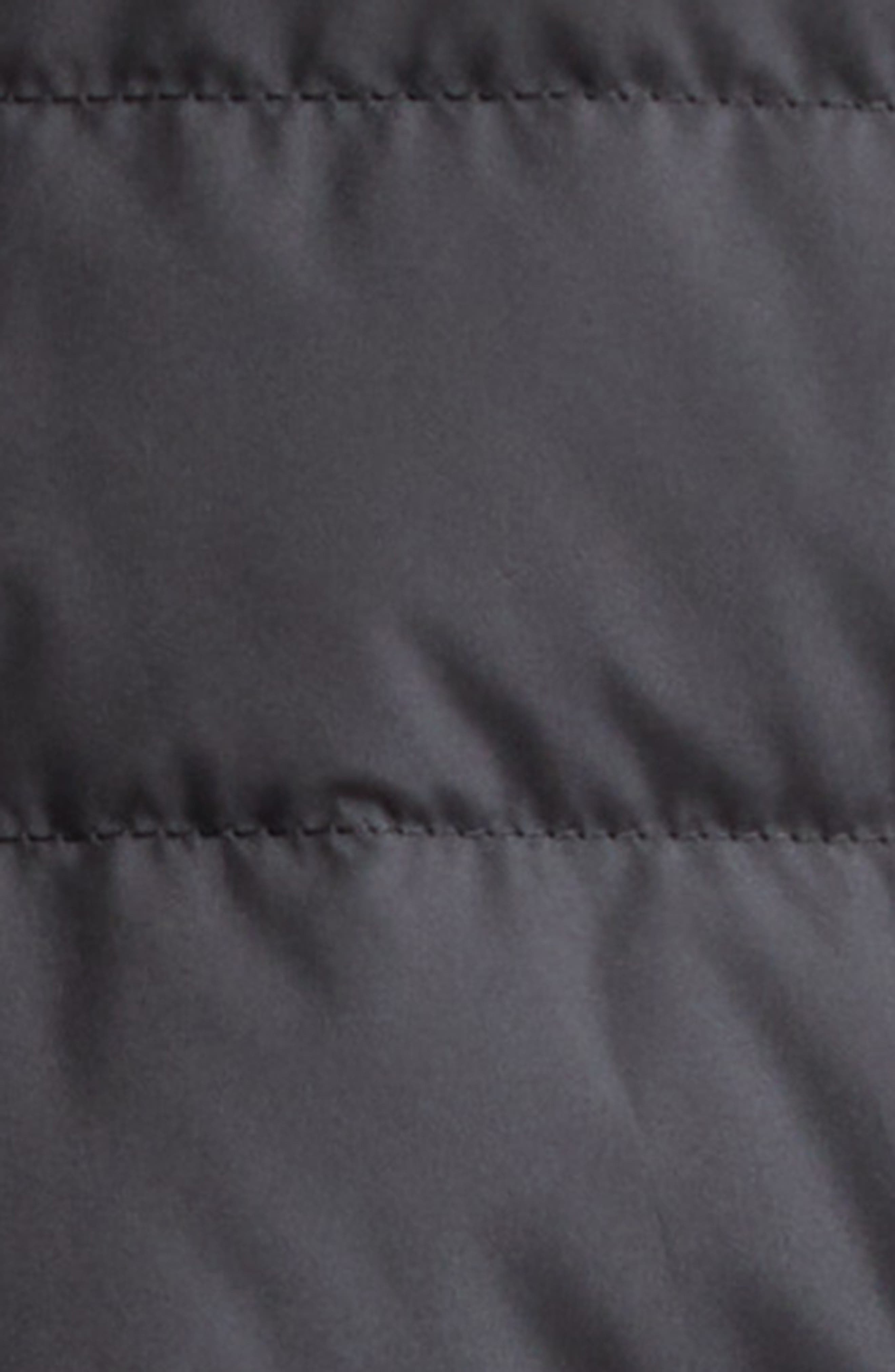 Moncler Virgin Wool Knit & Quilted Down Cardigan in Black at Nordstrom - 6