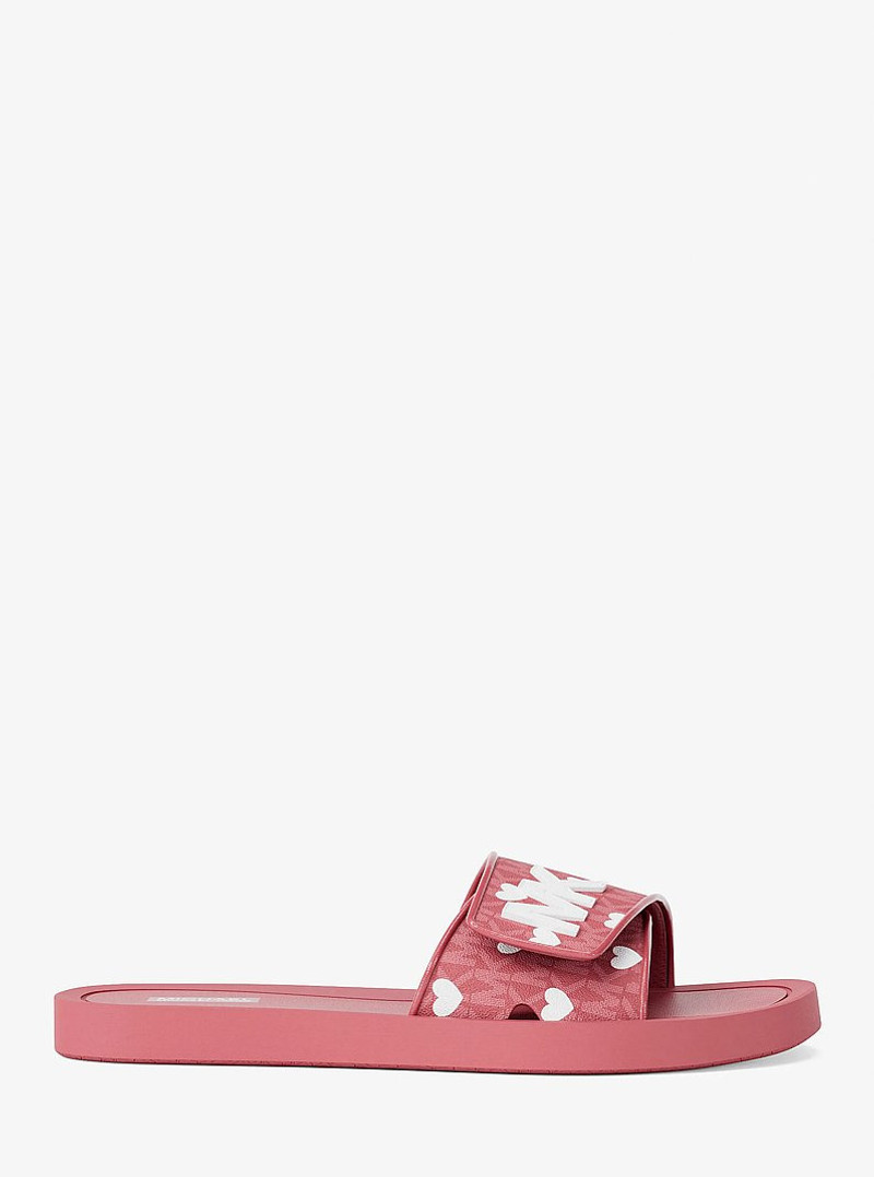 Palmer Printed Signature Logo Slide Sandal 1