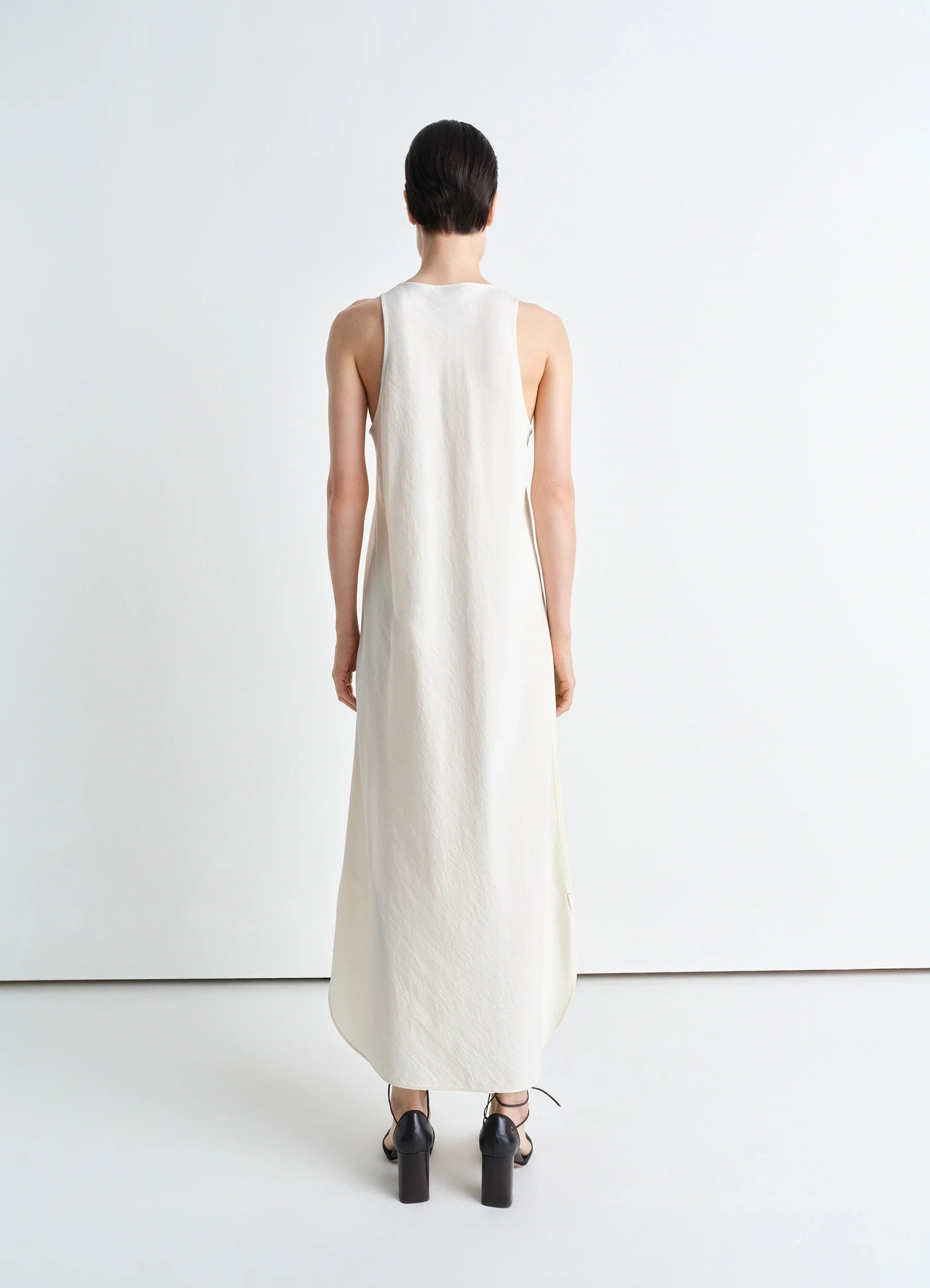 BIAS CUT TANK DRESS - 4