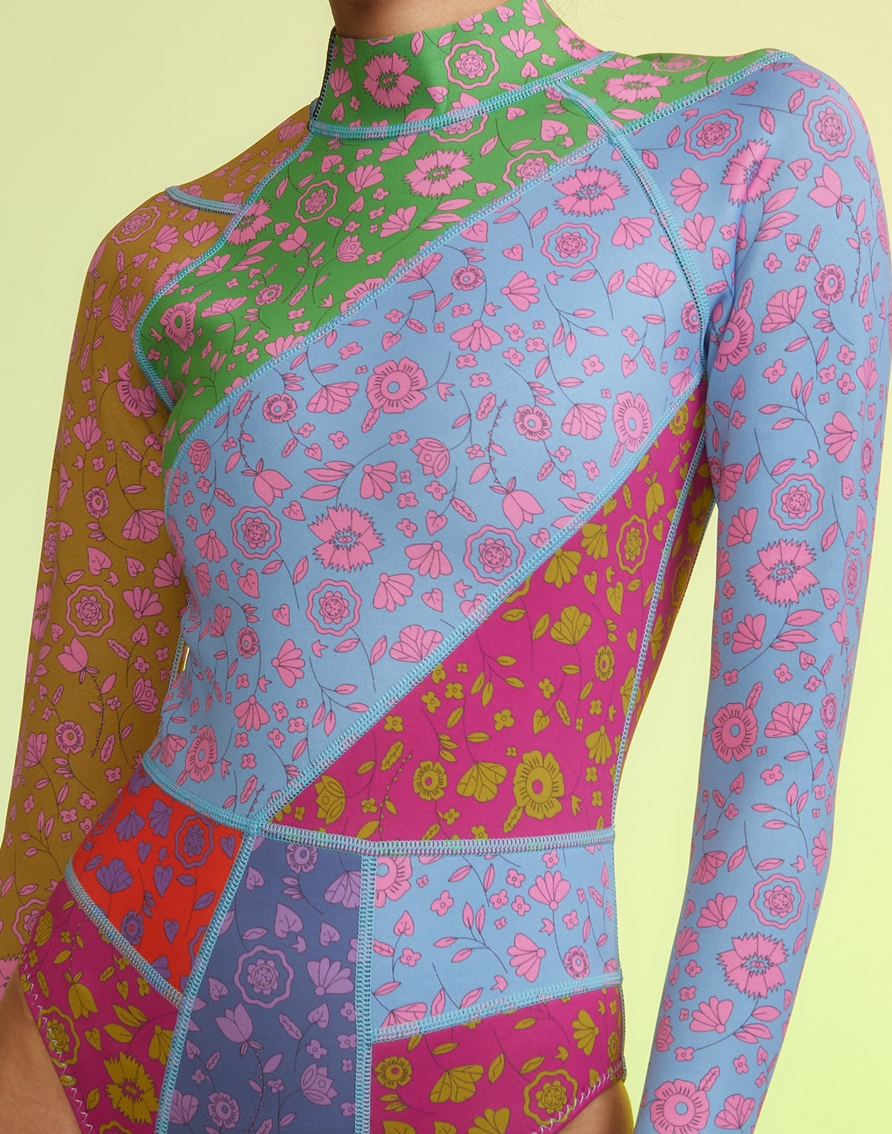 Patchwork Wetsuit - 5
