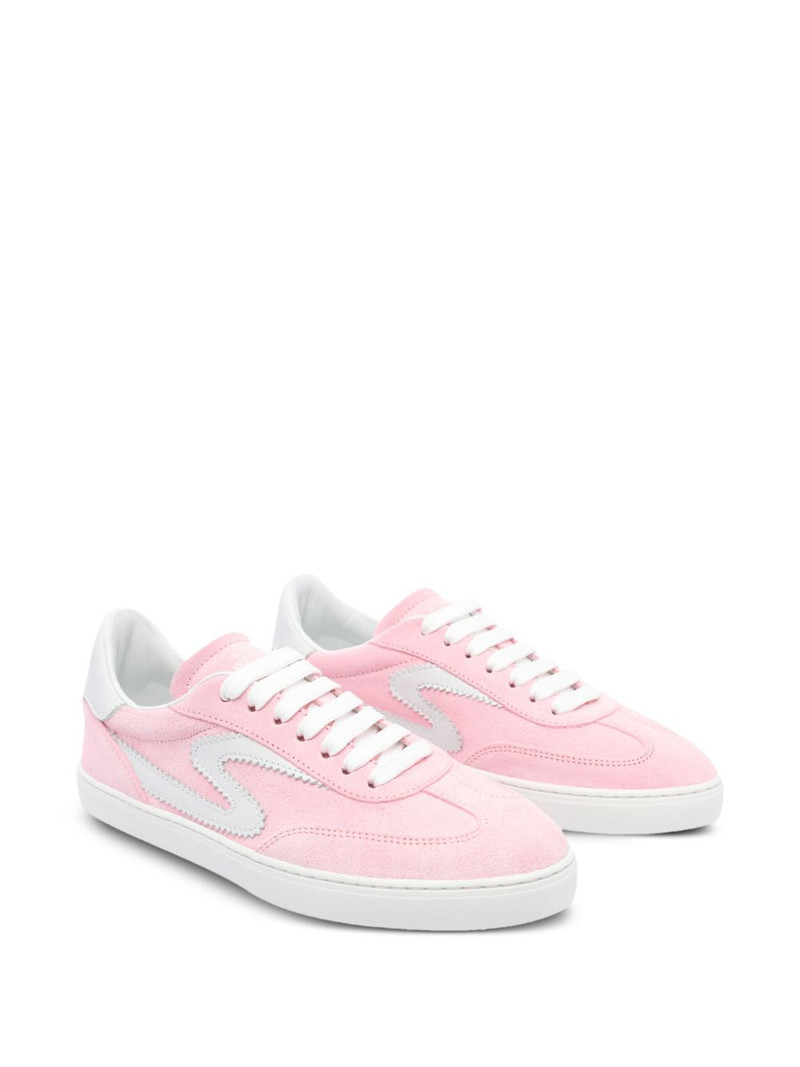 Stuart Weitzman leather sneakers outlook