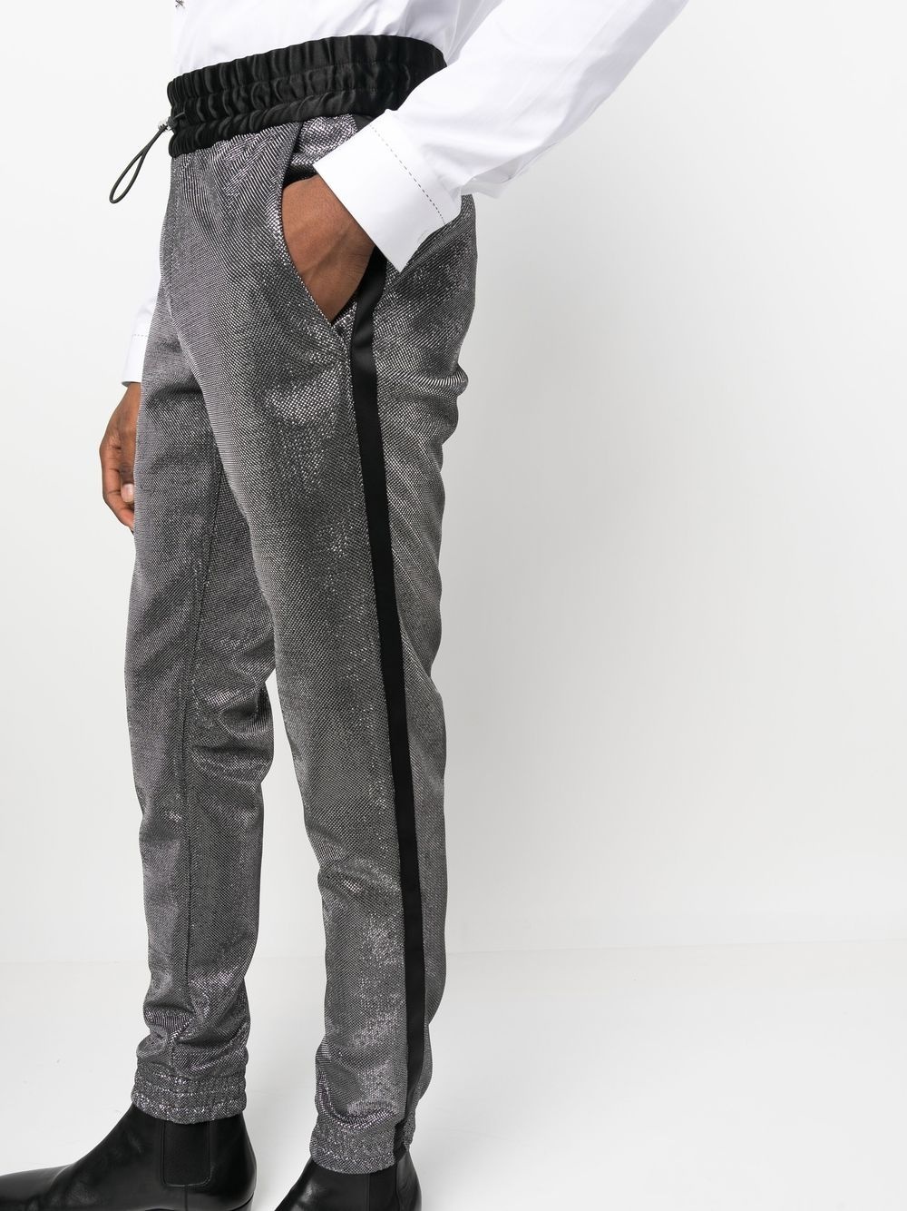 drawstring track pants - 5