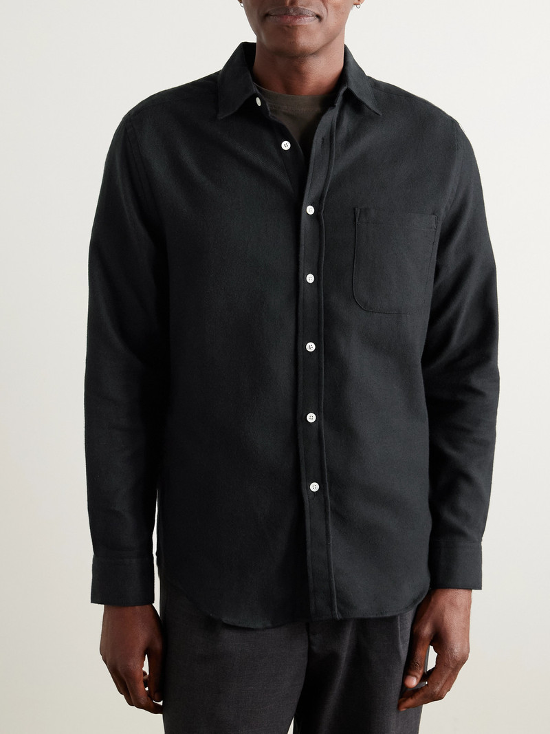 Teca Brushed Cotton-Twill Shirt 3