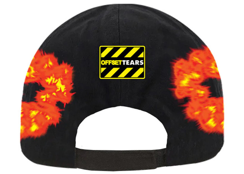 DENIM TEARS Denim Tears x Offset Hat Black outlook