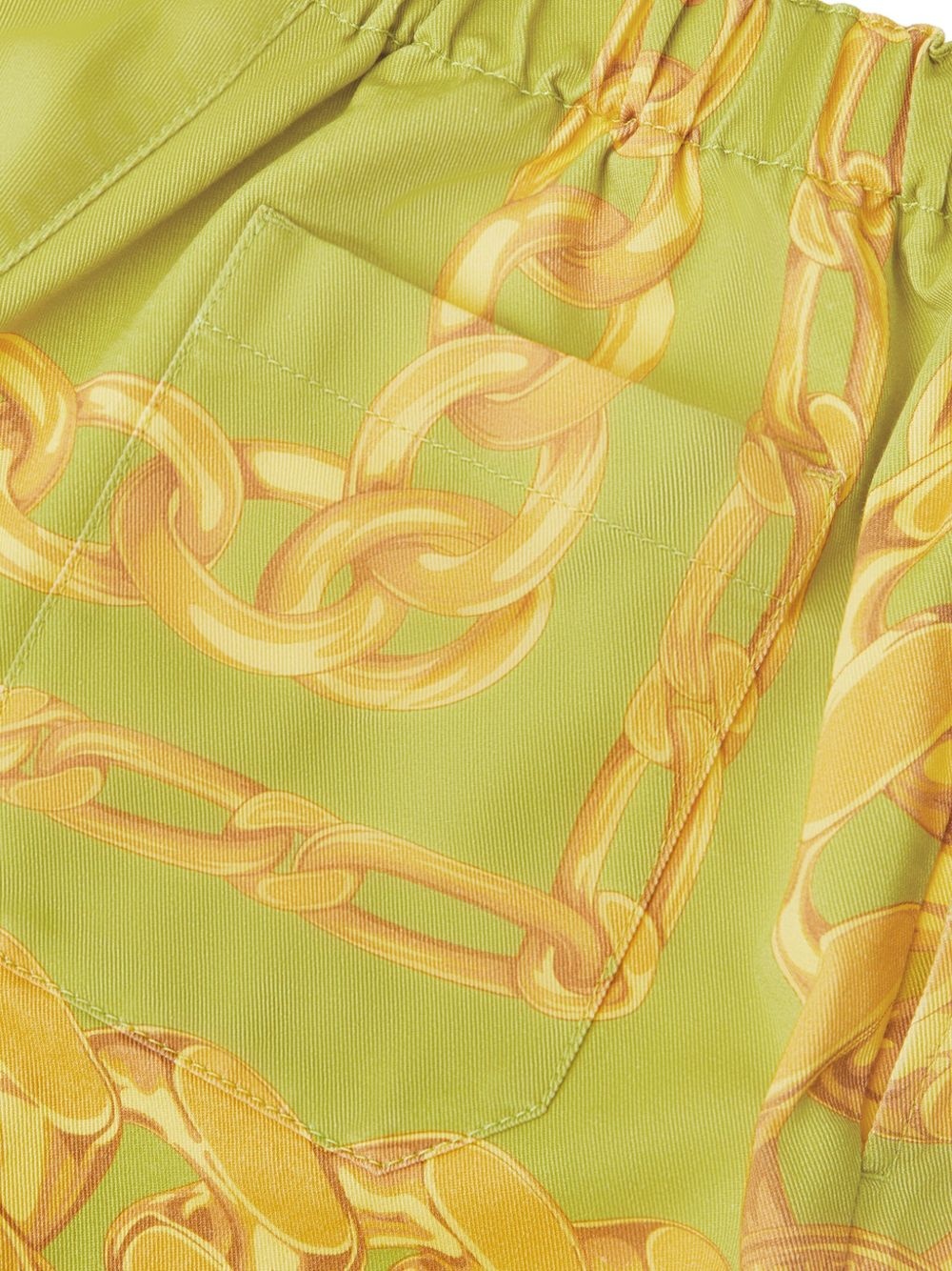 Medusa Chains-print shorts - 4