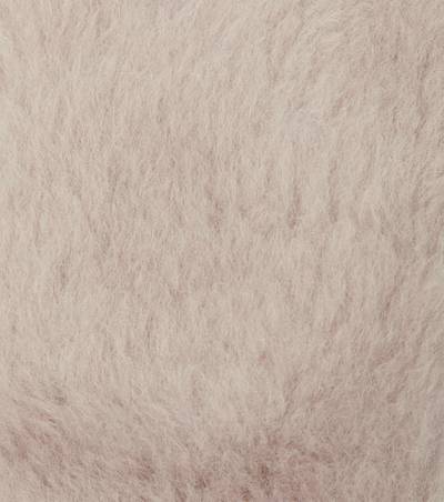 Max Mara Ombrato alpaca, wool and silk mittens outlook